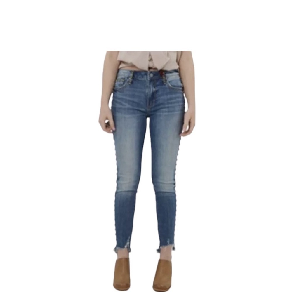 Driftwood jeans Fringe studded skinny leg Women’s Denim - Picture 2 of 10